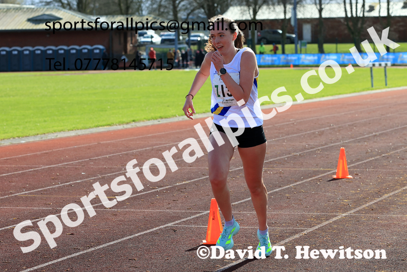 Senior Womens 6 Stage Road Relay, 2026 Northern Mens 12 and Womens 6 Stage Road Relays and Young Athletes 5k, Sheepmount Stadium, Carlisle. Photo: David T. Hewitson/Sports for All Pics